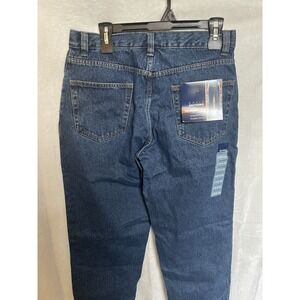 Vintage Basic Editions Relaxed Fit Straight Leg Mens 31 X 32 Blue‎ Jeans NWT